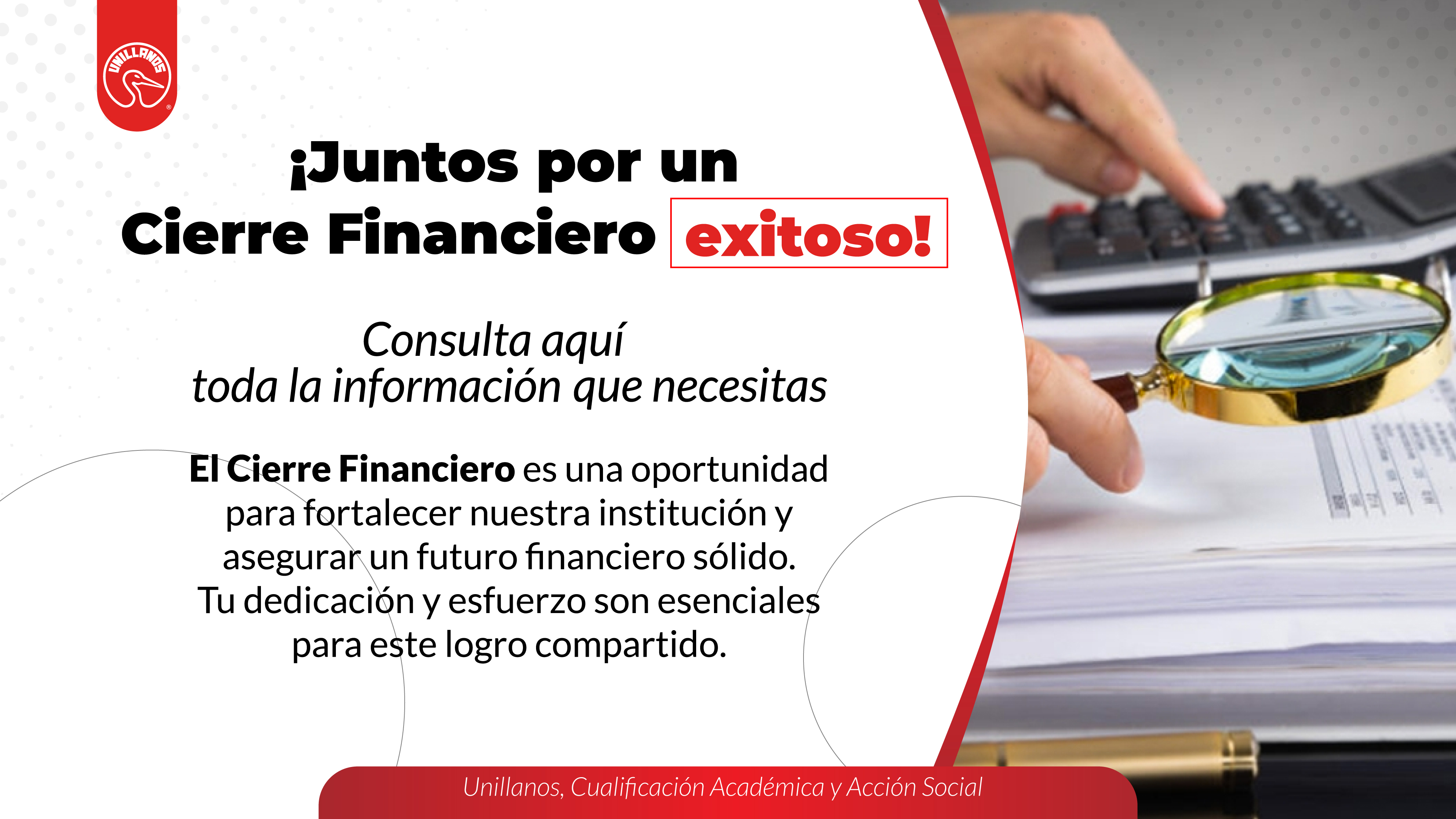 ¡Juntos por un Cierre Financiero exitoso!