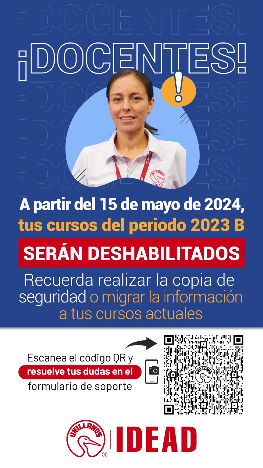 ¡Atención! Cursos deshabilitados