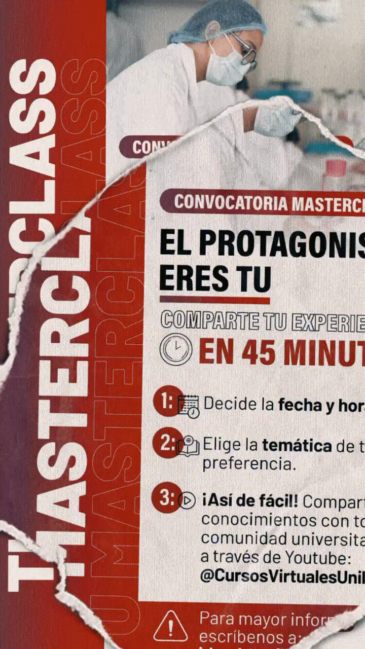 Se el protagonista de nuestras Masterclass