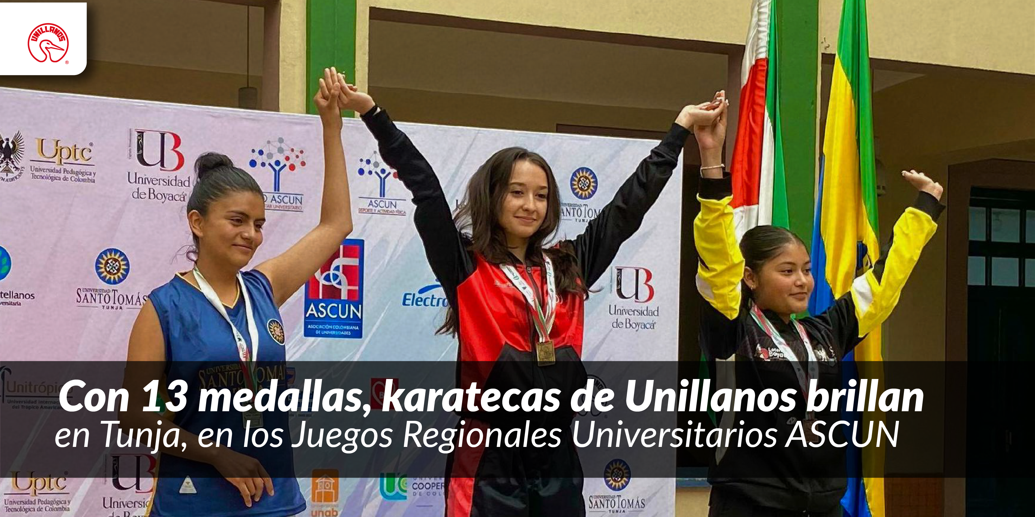 Con 13 medallas, karatecas de Unillanos brillan en Tunja, en los Juegos Regionales Universitarios ASCUN 